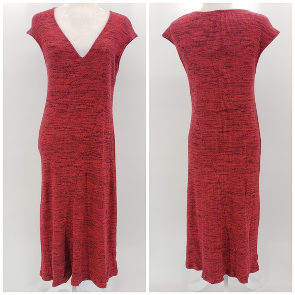 Maeve Dresses & Skirts - Maeve for Urban Outfitters long red black dress L